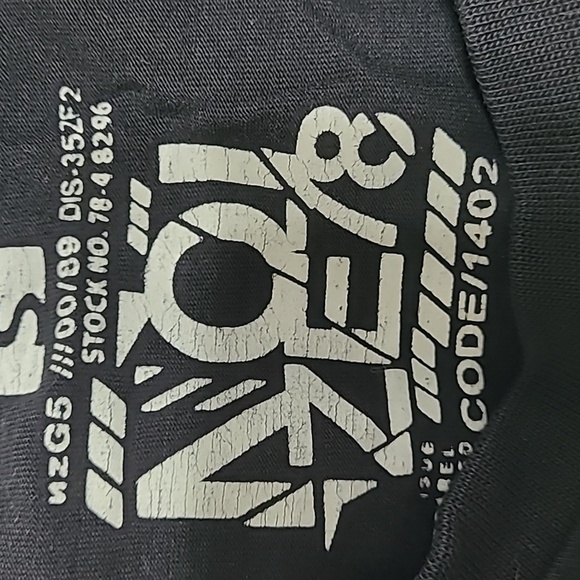 Vintage Noiz78 Black Cotton Graphic Long-sleeved T-Shirt Sz Small - Picture 10 of 10
